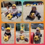 0.1歳児 ボール遊び 牛乳パック押し タオルのお片付け 室内遊び