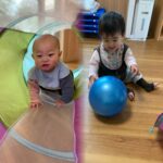0.1歳児  トンネル　ボール遊び  サーキット　新聞紙遊び