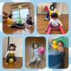 1.2歳児 おやつ ボール遊び プールスティック遊び 紐遊び